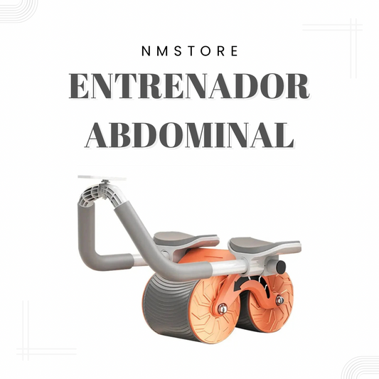Entrenador Abdominal Multifuncional De Doble Rueda