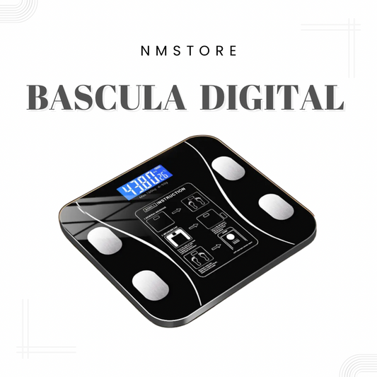 Bascula Digital de Grasa Corporal con Bluetooth