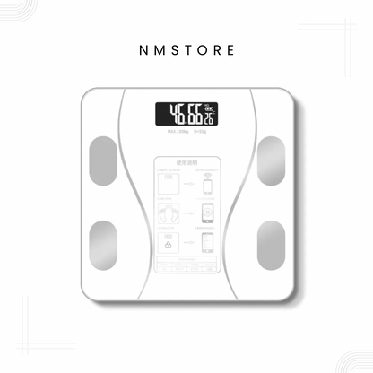 Bascula Digital de Grasa Corporal con Bluetooth