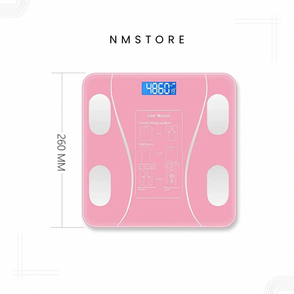 Bascula Digital de Grasa Corporal con Bluetooth