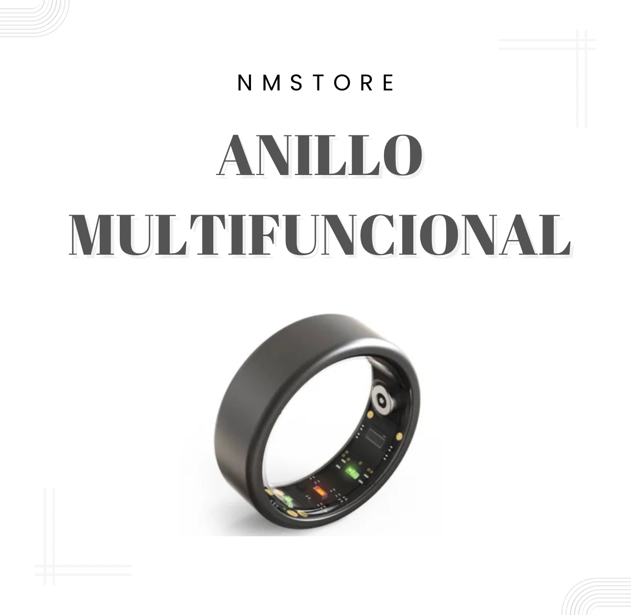 Anillo Rastreador de Salud Multifuncional